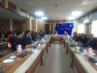 شرکت در جلسه تجلیل از پژوهشگران برگزیده  بخش کشاورزی استان