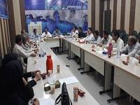 شرکت در جلسه  پیگیری رفع موانع تولید در حوزه شیلات و هماهنگی برداشت میگو