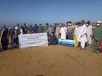 مشارکت در طرح پاکسازی زباله از بخش ساحلی شهرستان چابهار