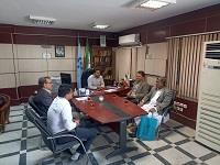 نشست رئیس مرکز با رئیس بانک رفاه کارگران شهرستان چابهار