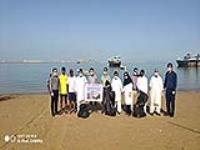 پاکسازی سواحل دریای عمان (چابهار) به مناسبت روز جهانی پاکسازی سواحل